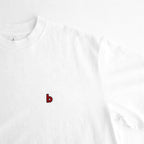 b Patch Tee WIDE #White×Red [bROOTS25S34S26C]