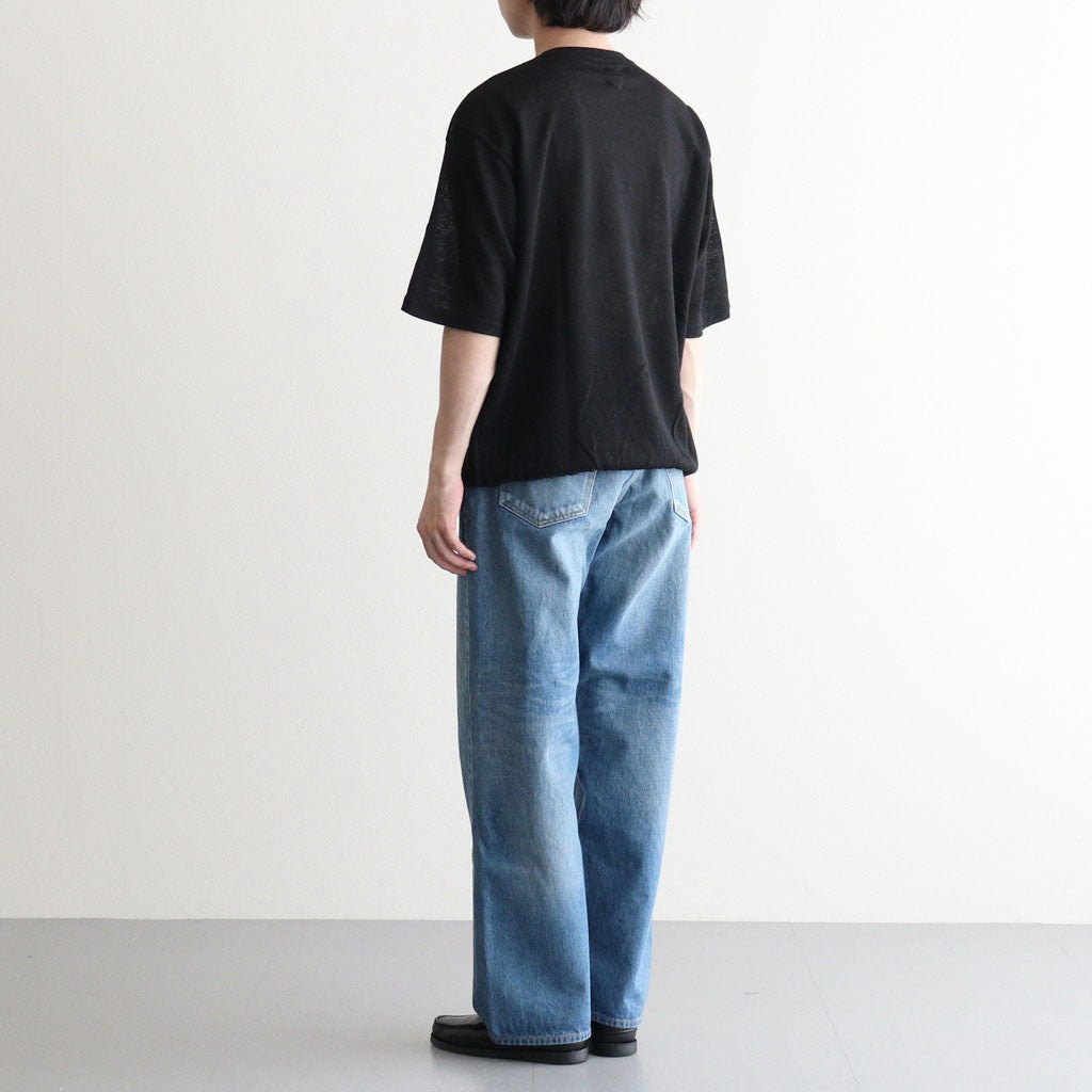 HEMP BROWSING T-SHIRT #BLACK [BN-26SM-079]