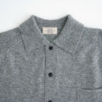 Lightweight All-yak POLO Cardigan #GRAY [NEP-AW2603]