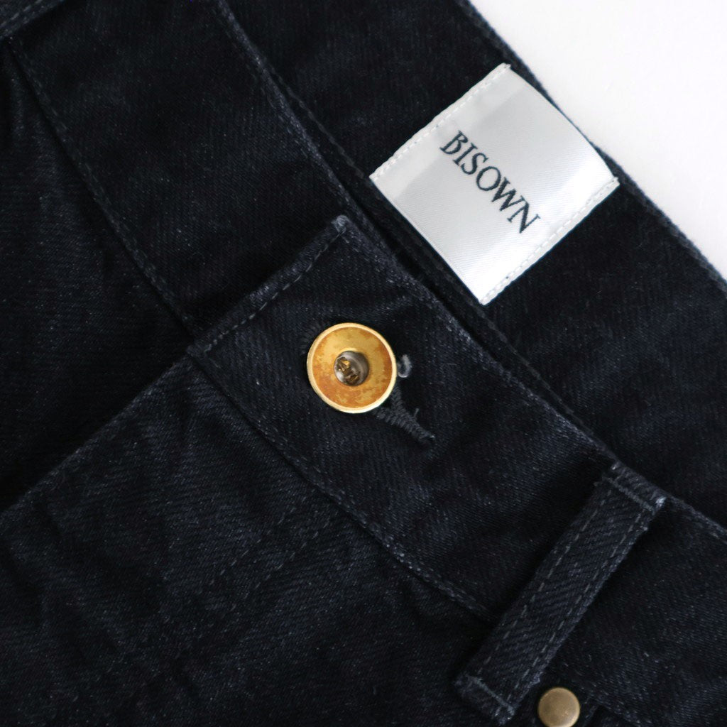 CO/HE PURE STRAIGHT DENIM #W BLACK [26S-BIS-PT05]