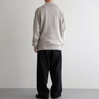 WASHED HIGH COUNT LINEN POLO #NATURAL [BN-26SM-022]