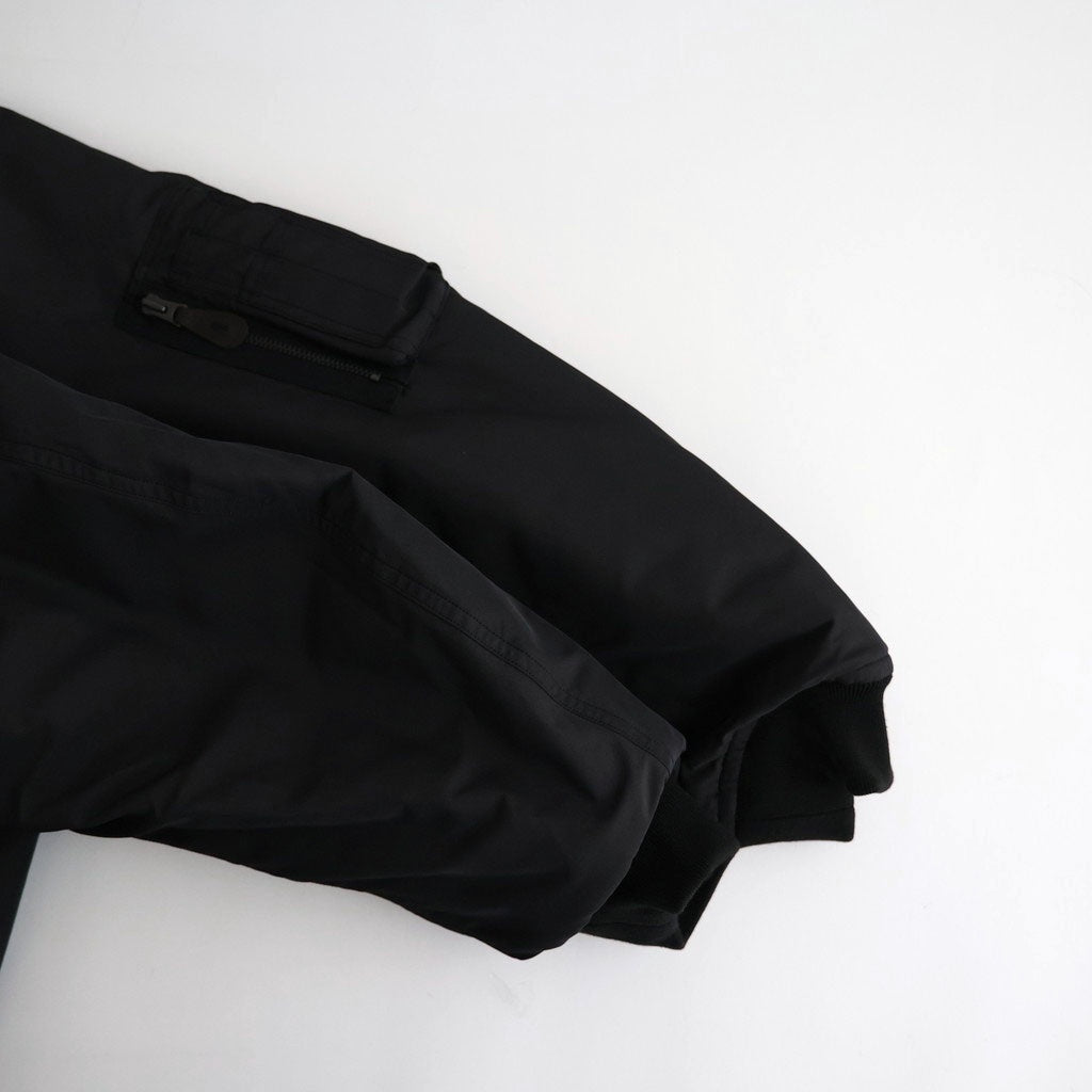 Poly-Silk Twill Modified MA1 #Black [BHS26F026]