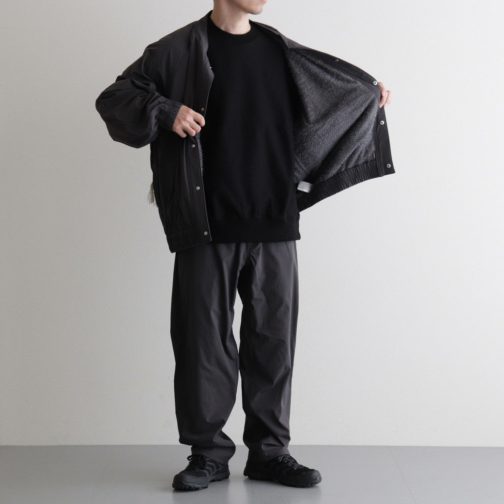 SM SWINGTOP JACKET Nylon Rip Polartec Alpha #Charcoal [25f_SMMF244068]