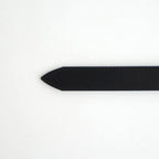 SLIDE BUCKLE BELT #BLACK [AC-16-C-CALF-5]