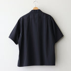 ORGANIC COTTON WASHER SATIN OPEN/C SH #NAVY [16551 50343]