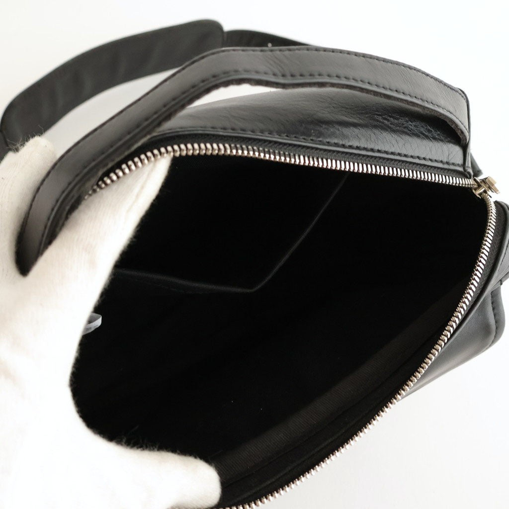 SQUARE SHOULDER BAG #BLACK [BG-45-COW-5]