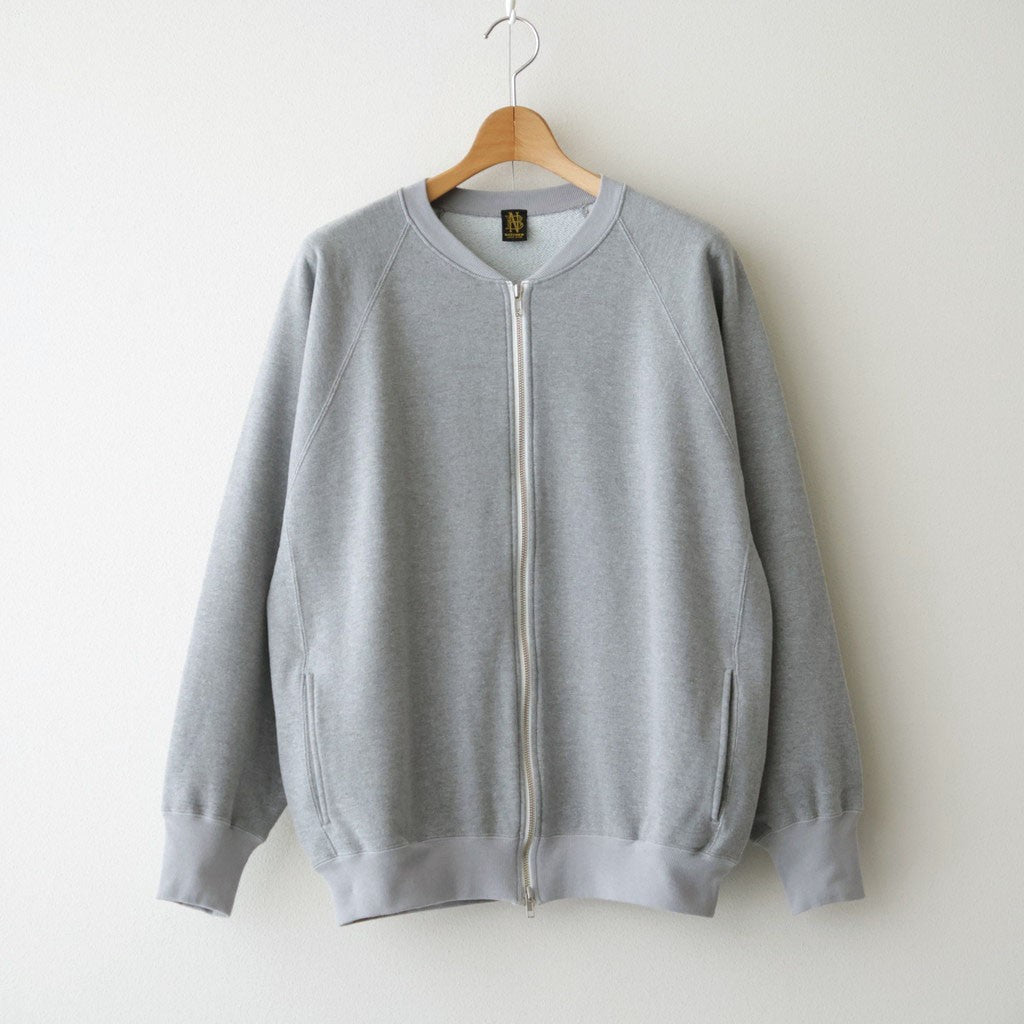 HIGH BULKY JUMBERCA URAKE ZIP UP BLOUSON #GRAY [BN-26FM-043]