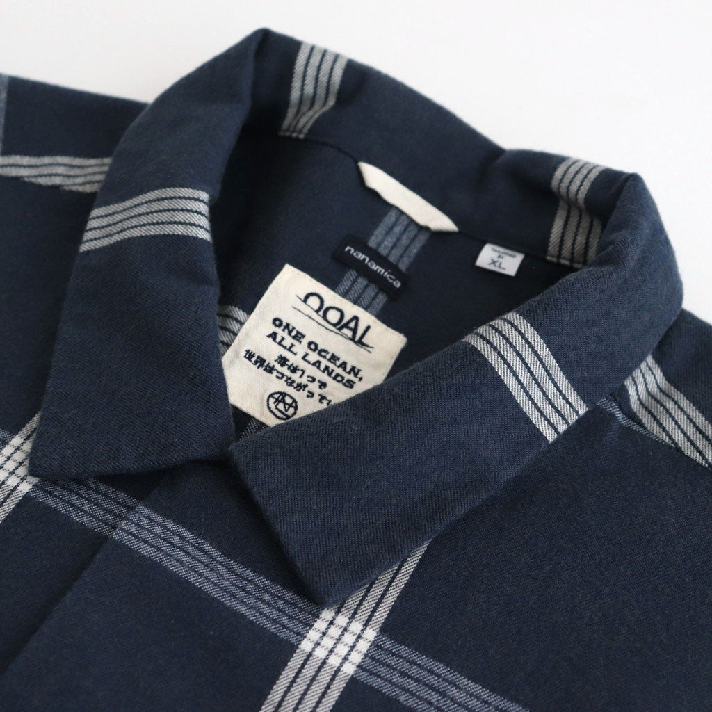 Flannel PALAKA Check Shirt #Navy [S25FG016]