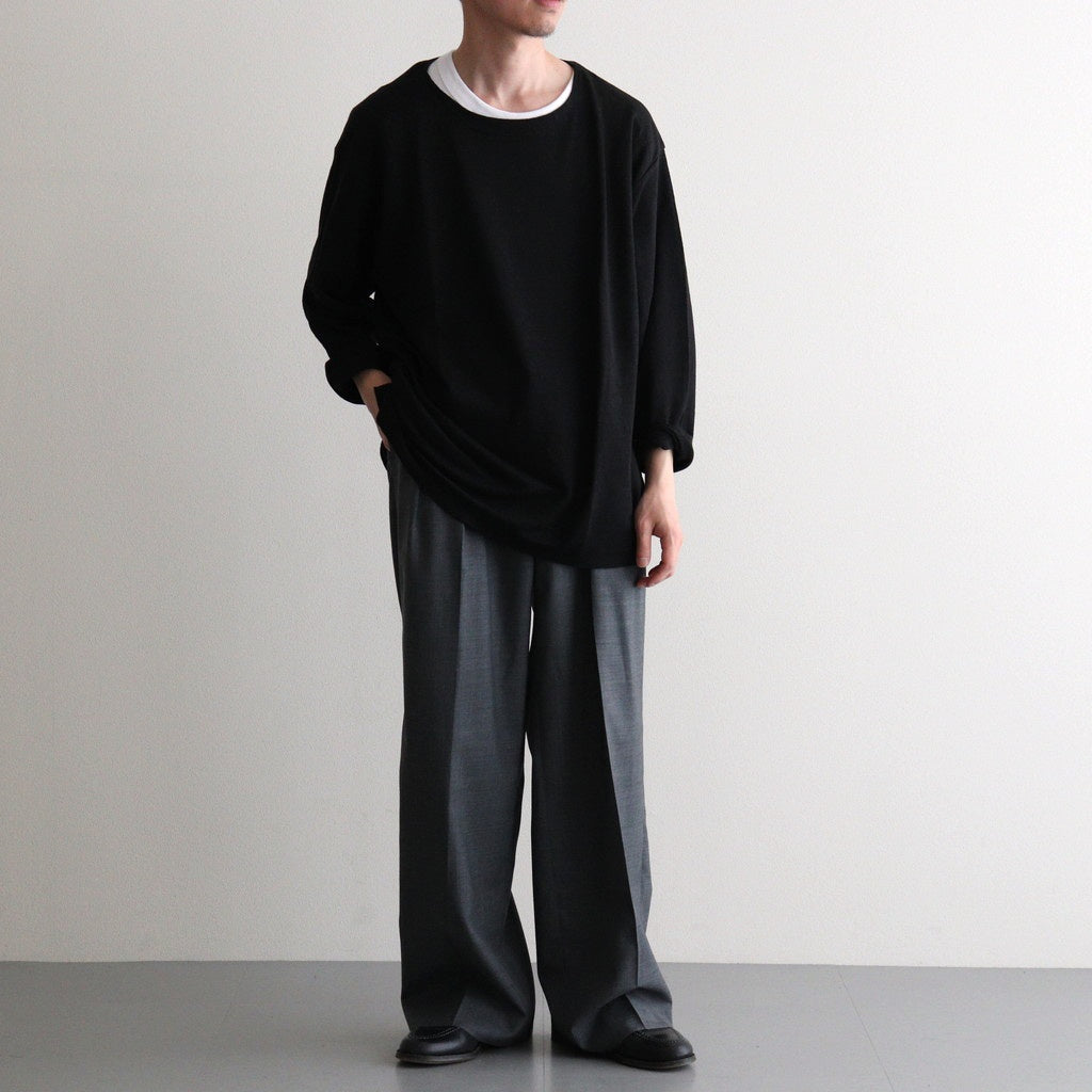 NORMANDY LINEN BASQUE SHIRT #BLACK [BN-26SM-072]