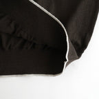 Cotton Silk Henleyneck #Charcoal [NEP-SS2627]