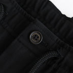 TRIPLE PLEATED EASY TROUSERS #BLACK [A25A05PT03C]