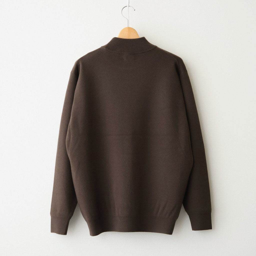 SUNSHINE CASHMERE MOCK NECK #BROWN [BN-26FM-058]