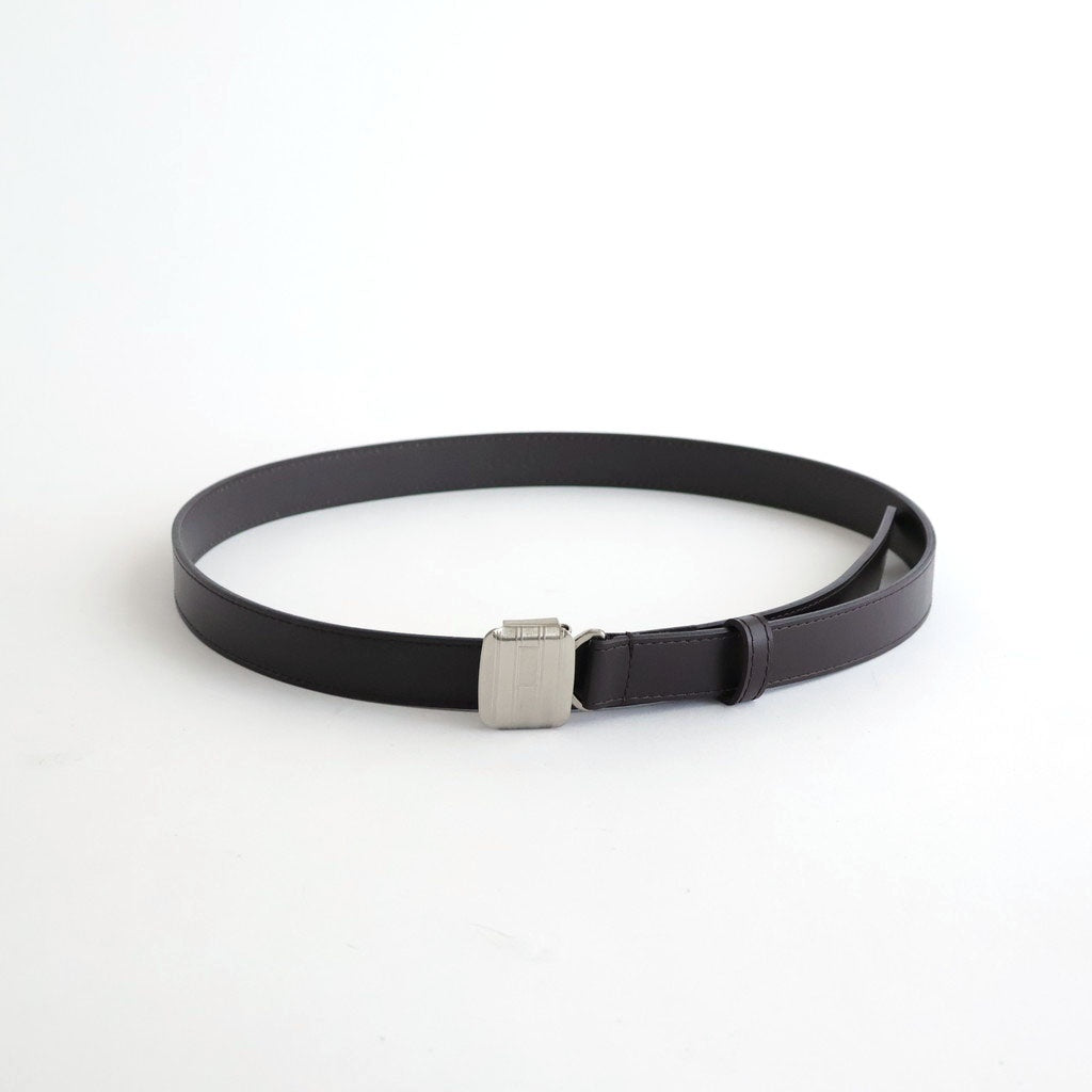 SLIDE BUCKLE BELT #BROWN [AC-16-C-CALF-5]