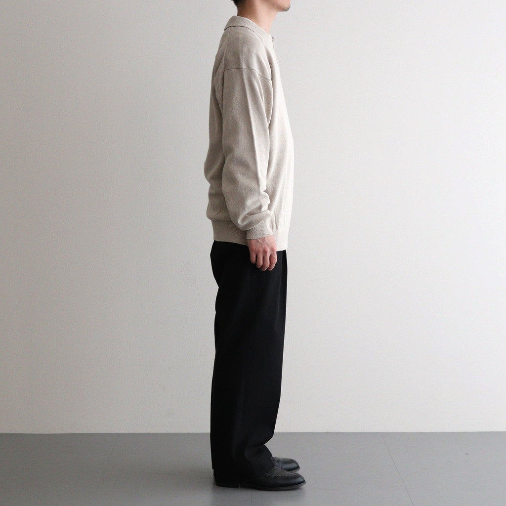 SILK POLO SKIPPER #IVORY [BN-25SM-037]