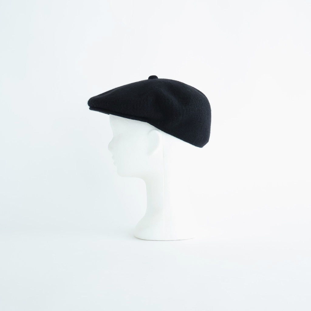 ANGORA WOOL HUNTHING CAP - GENTLEMAN #BLACK [X01007]
