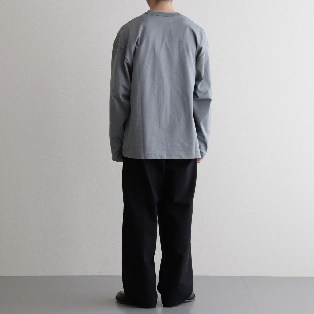 DOUBLE PLEATED EASY TROUSERS #NAVY [A26A93PT02C]