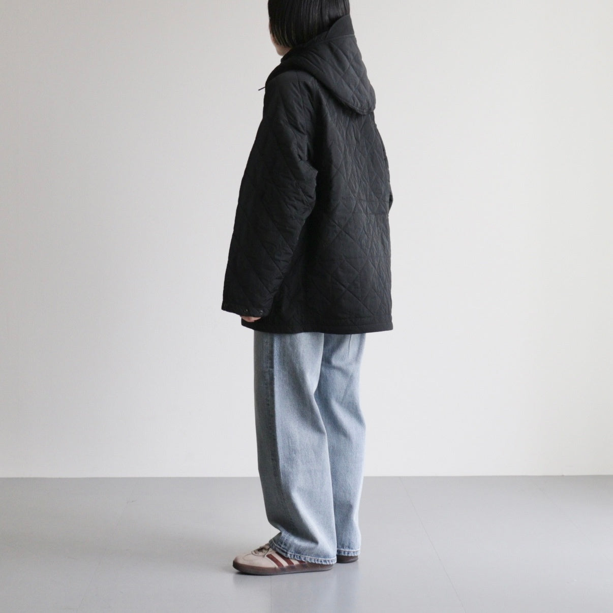 Quilting Field Mountain Parka #Black [N25FA087]