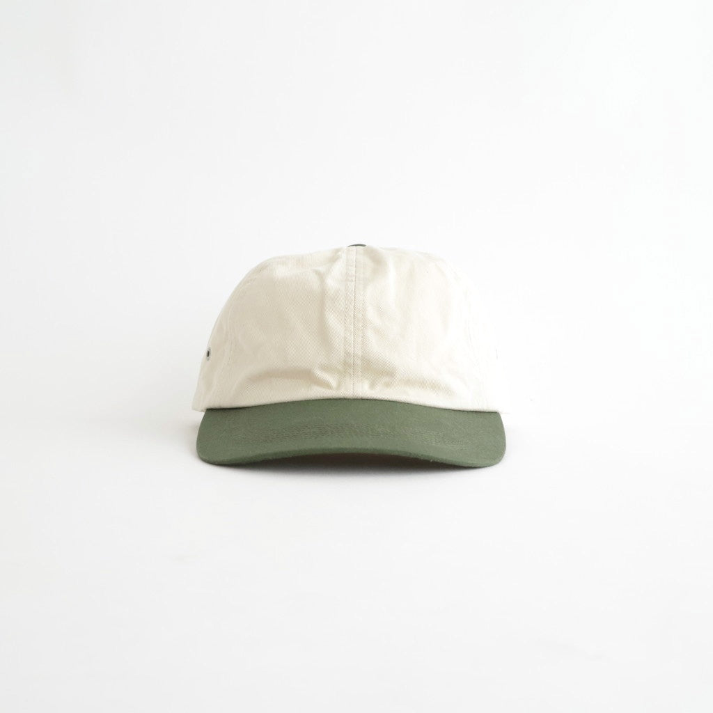 COMBINATION BILL CAP #IVORY×GREEN [PMAV-AC05]