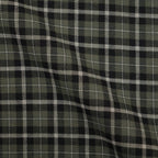 ZIP SHIRT #MOSS GRAY CHECK [A26C17SH03C]