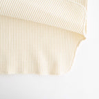 HEAVY WAFFLE TOP #IVORY [PMAU-CL01]