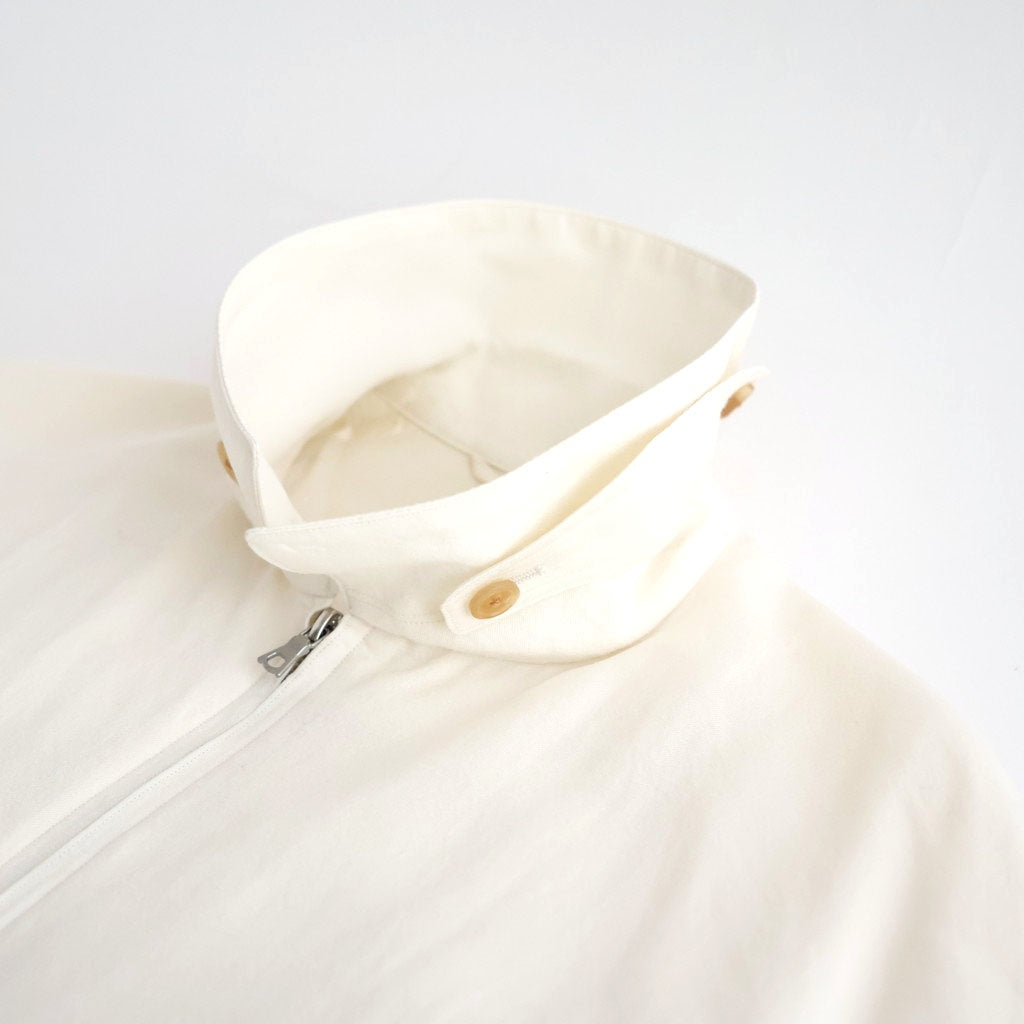 Washed Wool Silk Sports Jacket #Ivory [BHS26F020]