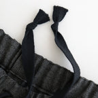 COCOON WIDE EASY PANTS #HERRINGBONE [M25C12PT03C]