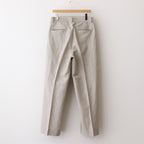 W/Li 2tuck Wide Tapered Trousers #BEIGE [NEP-SS2503M]