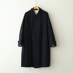 Classic Wool Balmacaan Coat #BlackNavy [BHS25F009]