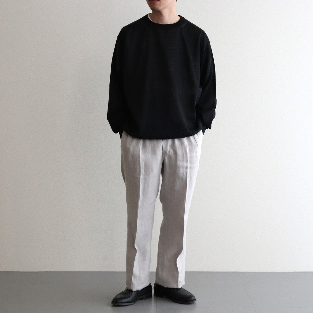 SIDE BUCKLE GURKHA TROUSER #PEWTER [251OJ-PT09]