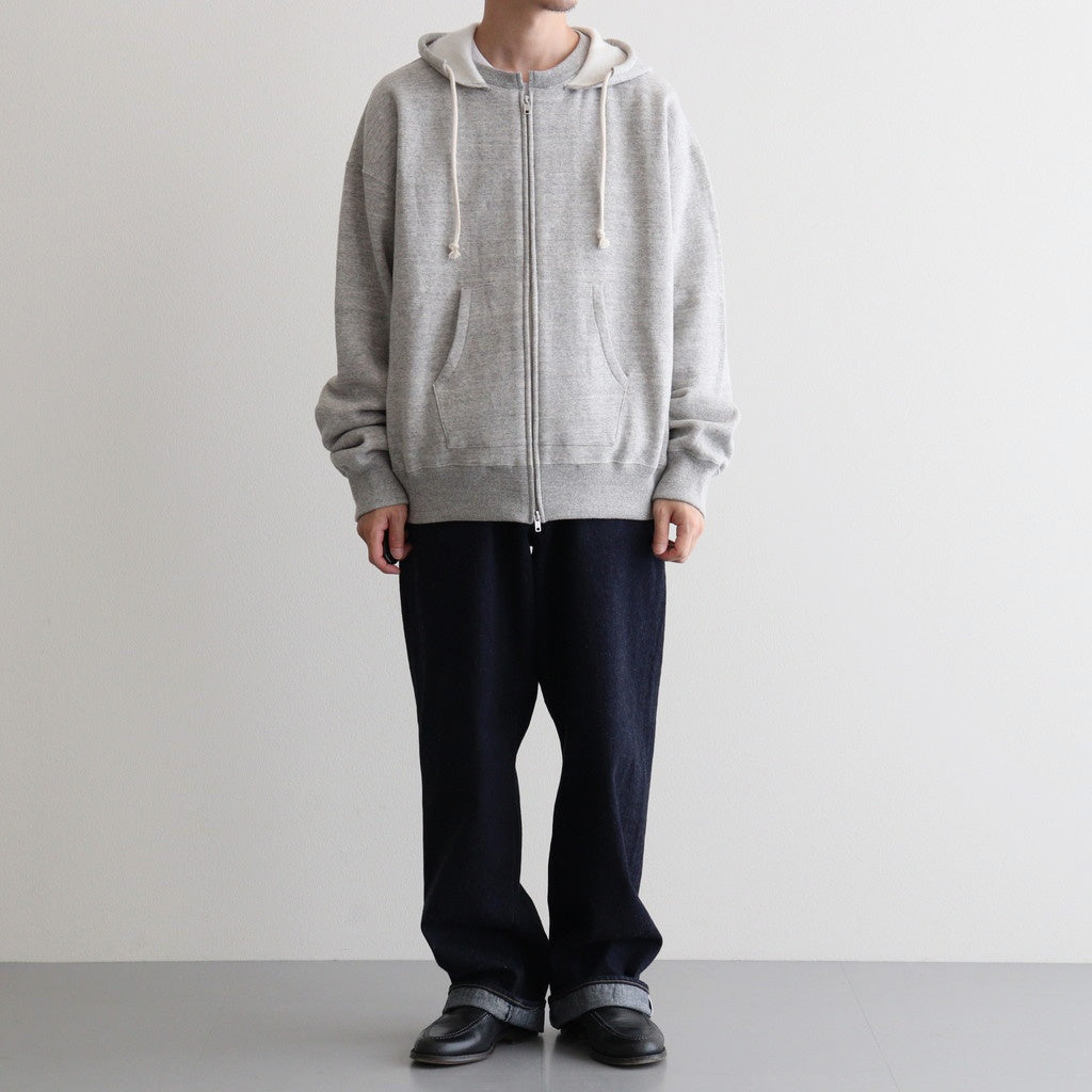 AFTER HOODIE ZIP UP SWEAT #TOP GRAY [26W-BIS-CS51]