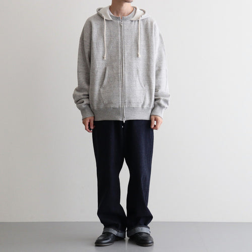 AFTER HOODIE ZIP UP SWEAT #TOP GRAY [26W-BIS-CS51]
