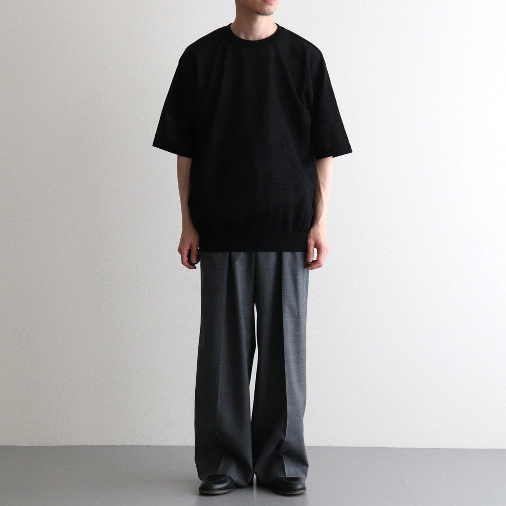 HEMP BROWSING T-SHIRT #BLACK [BN-26SM-079]