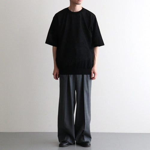 HEMP BROWSING T-SHIRT #BLACK [BN-26SM-079]