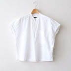 COTTON CUPRA HALF ZIP SH #030 WHITE [16861 50084]