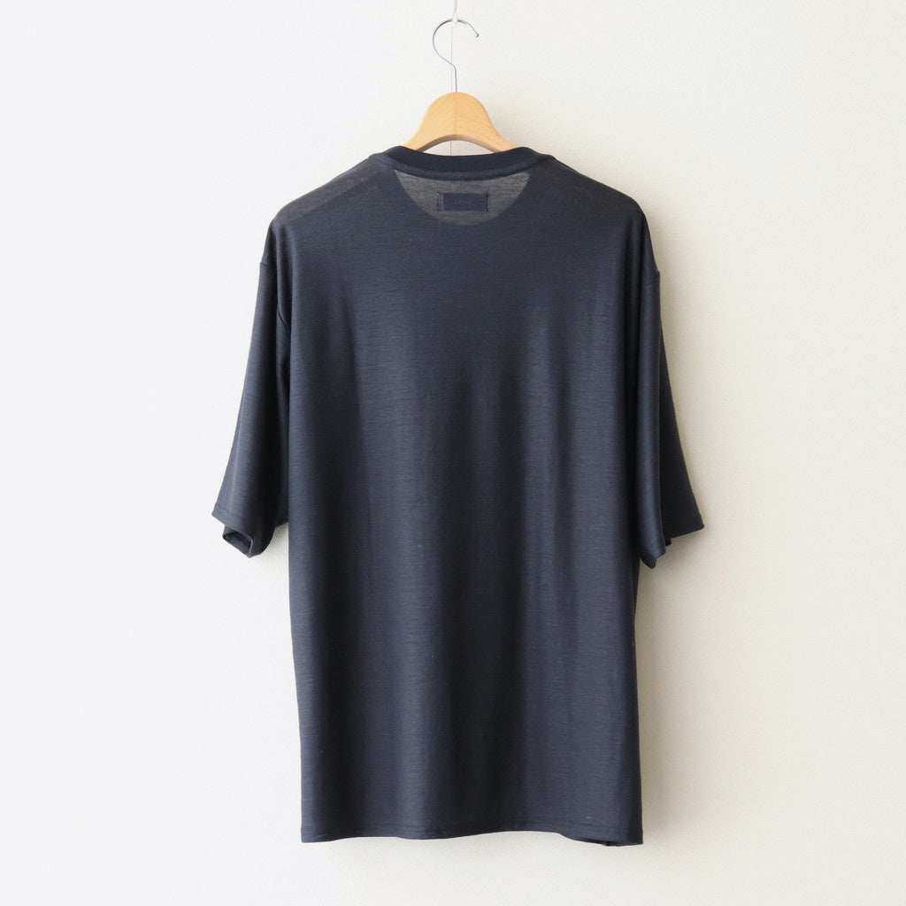 CREW NECK TEE #NAVY [M25B02CS01B]