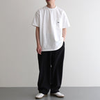 7oz Pocket Tee #Off White X Purple [N25SI102]