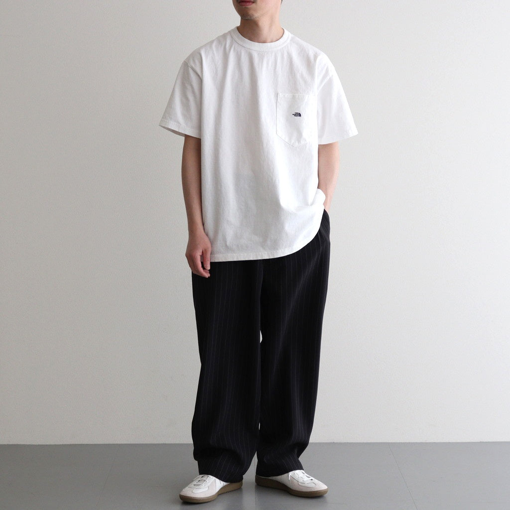 7oz Pocket Tee #Off White X Purple [N25SI102]