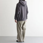 Garment Dyed Field Zip Up Hoodie #Asphalt Gray [N26FH057]