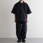 SM FIELD SHIRT SS feather nylon #BlackNavy [25s_SMMS254116]