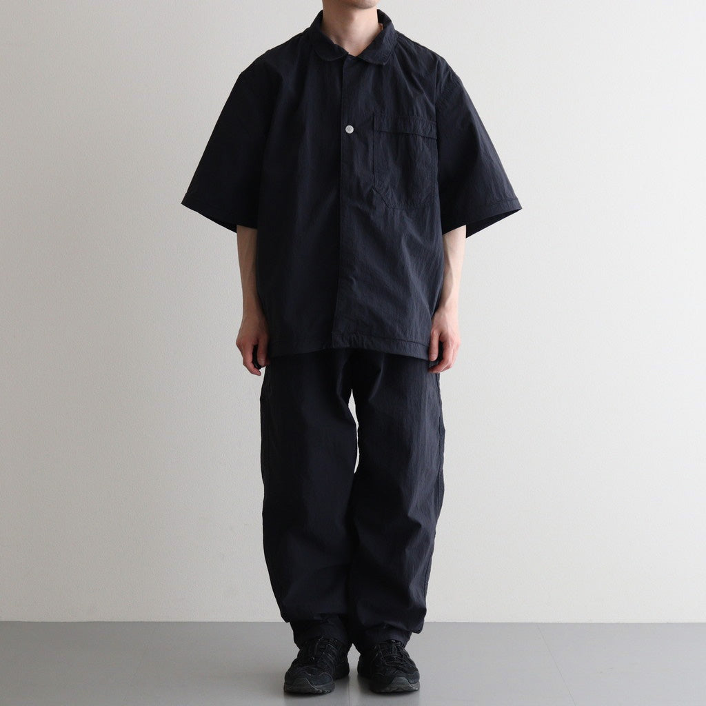 SM FIELD SHIRT SS feather nylon #BlackNavy [25s_SMMS254116]