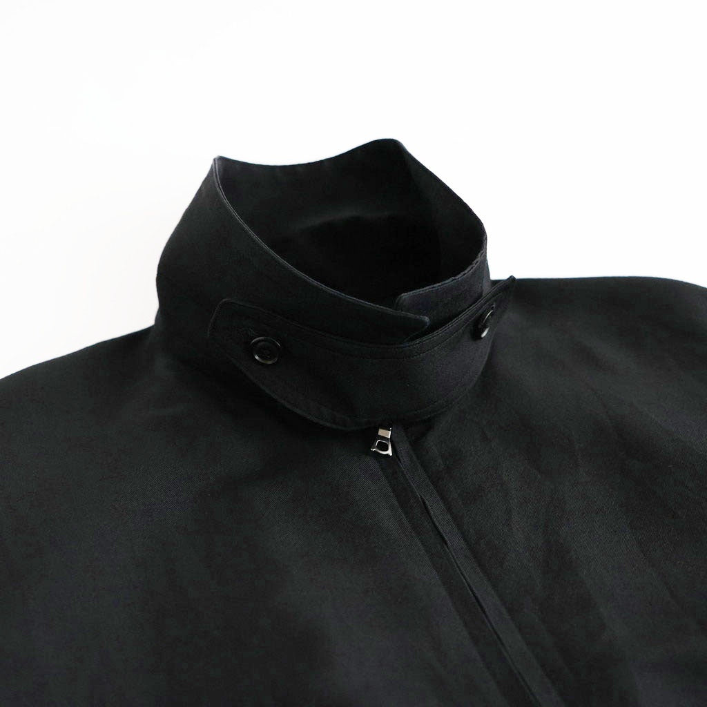 Washed Wool Silk Sports Jacket #Black [BHS26F020]