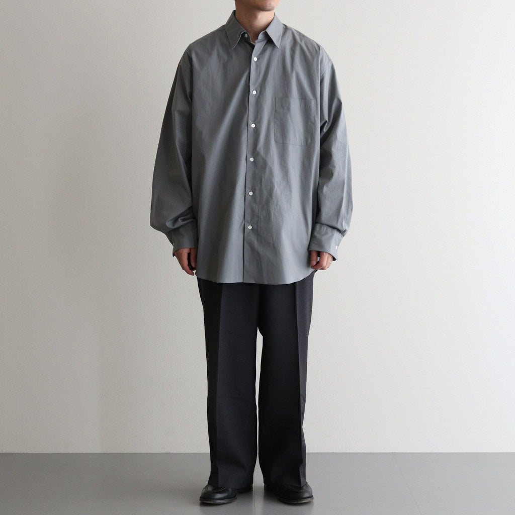 REGULAR STRAIGHT TROUSERS #CHARCOAL GRAY [M25C07PT02C]