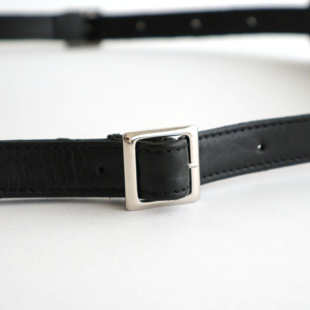 SQUARE SHOULDER BAG #BLACK [BG-45-COW-5]