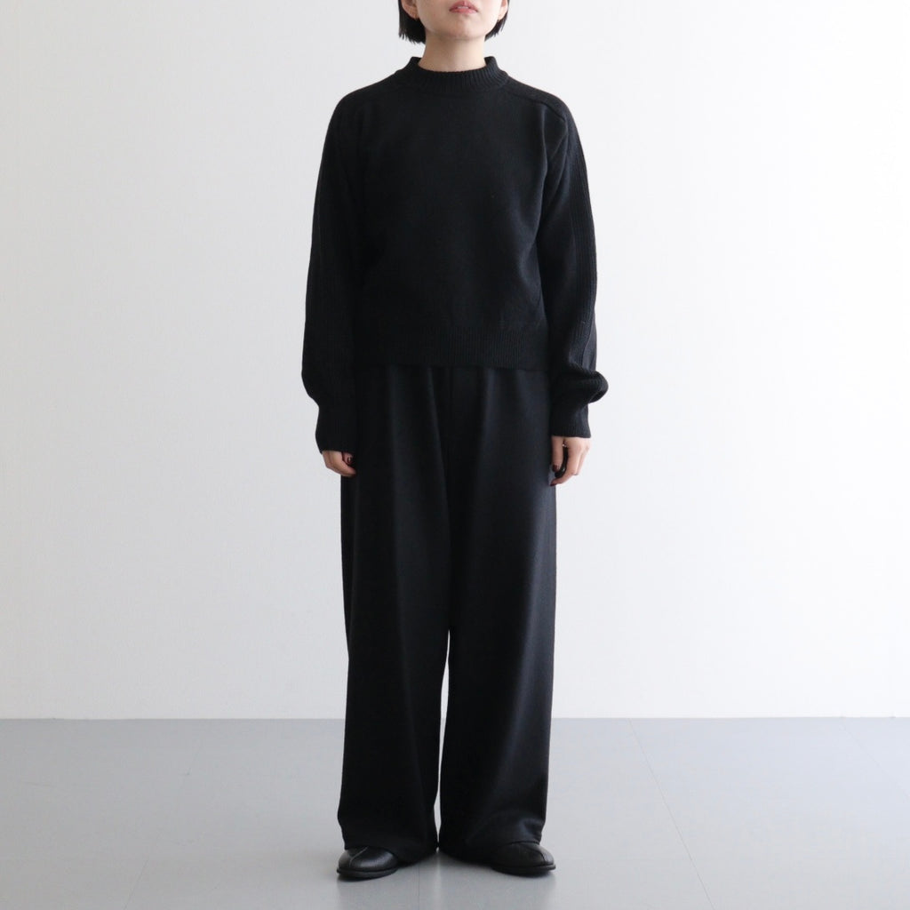 All-yak Crewneck #BLACK×NAVY [NEP-AW2408]