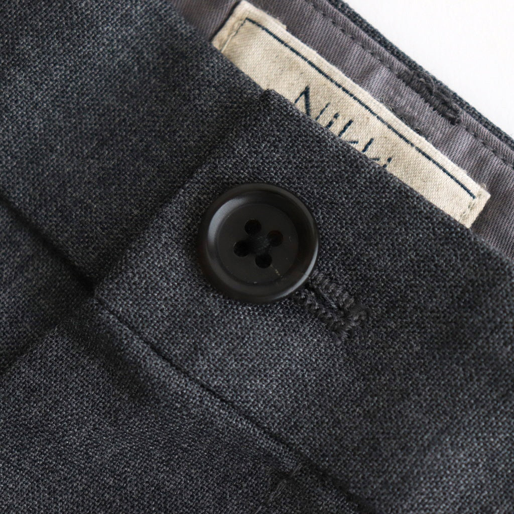 Wool Tuckless Tapered Trousers #MIX GRAY [NEP-SS2509W]
