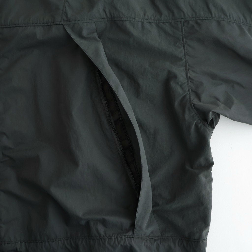 Brushed Weather Mountain Wind Jacket #Asphalt Gray [N26SA018]