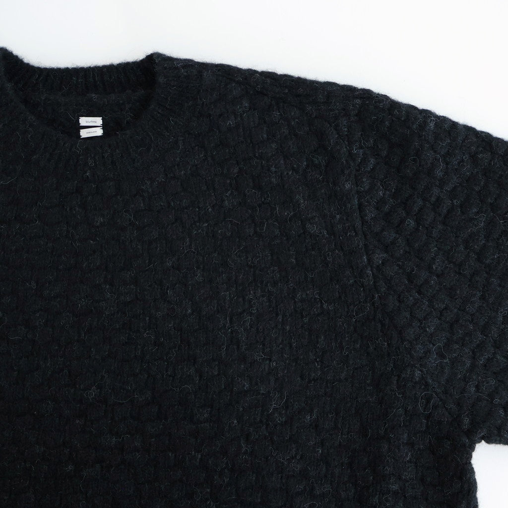 Baby Alpaca Knit P/O #MelangeBlack [BHS25F013]