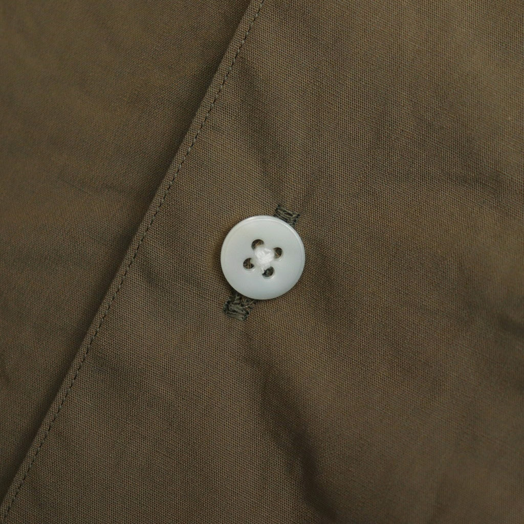 Chambray Open-Collar Shirt #OliveBeige [BHS25S021]