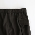 HOPSACK WIDE POCKET TROUSERS #FOREST [PMAT-PT06]