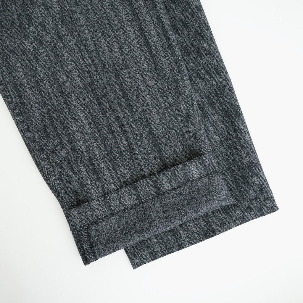 SINGLE PLEAT WIDE TROUSERS #GRAY [M26C20PT01C]